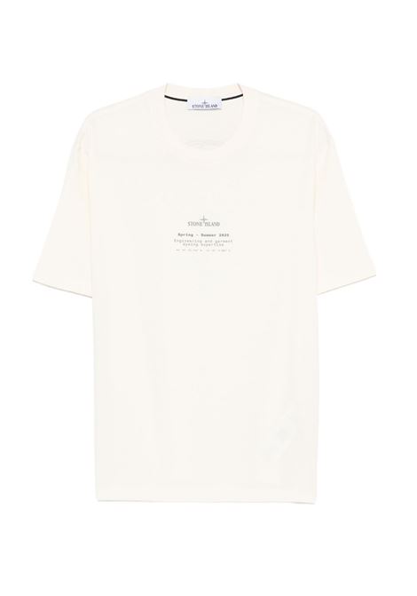 t-shirt 2100001 uomo avorio STONE ISLAND | L1S15 2100001 S0285V0093